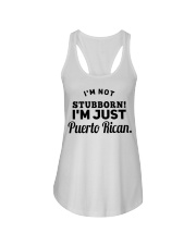 I'M JUST PUERTO RICAN Ladies Flowy Tank tile