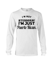 I'M JUST PUERTO RICAN Long Sleeve Tee tile