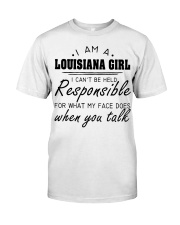 Louisiana girl can't be held responsible Classic T-Shirt tile