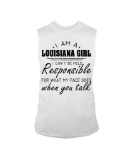 Louisiana girl can't be held responsible Sleeveless Tee tile