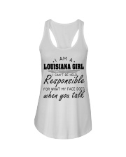 Louisiana girl can't be held responsible Ladies Flowy Tank tile
