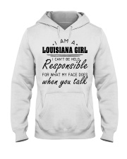 Louisiana girl can't be held responsible Hooded Sweatshirt tile