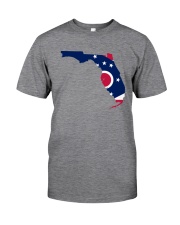 OHIO FLAG IN FLORIDA Classic T-Shirt tile