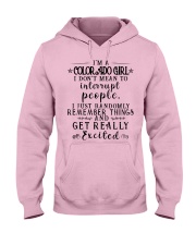 Colorado girl mean to interrupt - get excited Hooded Sweatshirt front