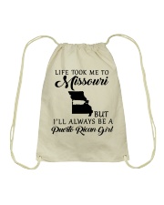 LIFE TOOK ME TO MISSOURI BE A PUERTO RICAN GIRL Drawstring Bag tile
