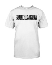 South Dakota - My Story Begins Classic T-Shirt tile