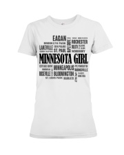 Minnesota Girl Cities Premium Fit Ladies Tee tile
