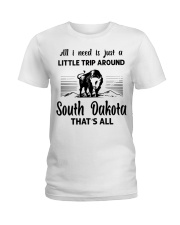 A Little Trip Around South Dakota Ladies T-Shirt tile