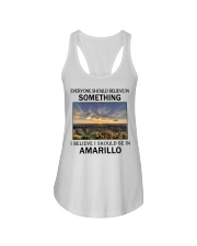 Should Be In Amarillo Ladies Flowy Tank tile