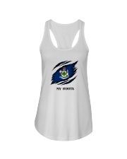 Flag Maine My Roots Ladies Flowy Tank tile