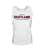 Made In Scotland A Long Long Time Ago Unisex Tank tile