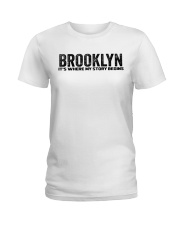 Brooklyn - My Story Begins Ladies T-Shirt tile