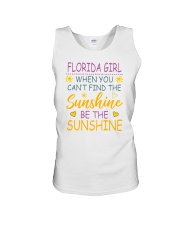 Florida Girl- Be The Sunshine Unisex Tank tile