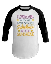 Florida Girl- Be The Sunshine Baseball Tee tile