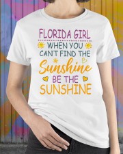 Florida Girl- Be The Sunshine Ladies T-Shirt apparel-ladies-t-shirt-lifestyle-front-46