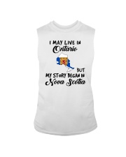Began In Nova Scotia - Live In Ontario Sleeveless Tee tile
