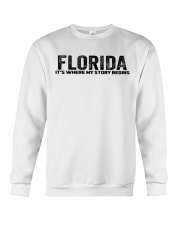 Florida - My Story Begins Crewneck Sweatshirt tile