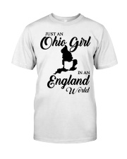 OHIO GIRL IN ENGLAND Classic T-Shirt tile