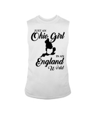 OHIO GIRL IN ENGLAND Sleeveless Tee tile