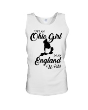OHIO GIRL IN ENGLAND Unisex Tank tile