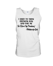 Pittsburgh Girl Gave Up Thinking Unisex Tank tile