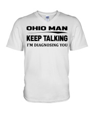 Ohio Man - I'm Diagnosing V-Neck T-Shirt tile