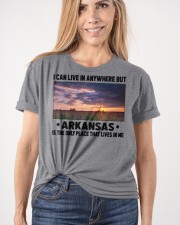 Arkansas Only Place Lives In Me Classic T-Shirt apparel-classic-tshirt-lifestyle-front-101