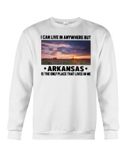 Arkansas Only Place Lives In Me Crewneck Sweatshirt tile