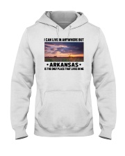 Arkansas Only Place Lives In Me Hooded Sweatshirt tile