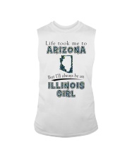 Illinois Girl Life Took Me To Arizona Sleeveless Tee tile