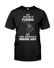 LIFE TOOK TO FLORIDA BE A MAINE GUY Premium Fit Mens Tee tile
