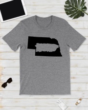 MAP PUERTO RICO IN NEBRASKA Classic T-Shirt lifestyle-mens-crewneck-front-17