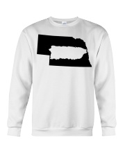 MAP PUERTO RICO IN NEBRASKA Crewneck Sweatshirt tile