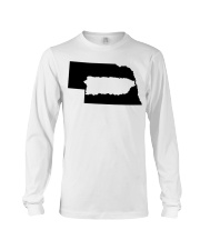 MAP PUERTO RICO IN NEBRASKA Long Sleeve Tee tile