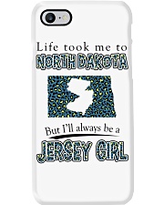 Jersey Girl Life Took Me To North Dakota Phone Case tile