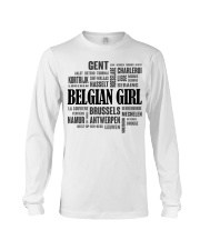 Belgium girl cities Long Sleeve Tee tile