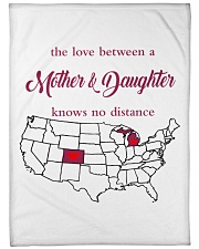 THE LOVE MOTHER AND DAUGHTER MICHIGAN COLORADO Large Fleece Blanket - 60" x 80" front