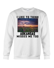 Arkansas Misses Me Too Crewneck Sweatshirt tile