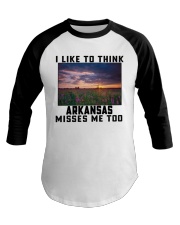 Arkansas Misses Me Too Baseball Tee tile