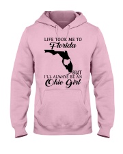 OHIO GIRL LIFE TOOK ME TO FLORIDA Hooded Sweatshirt front