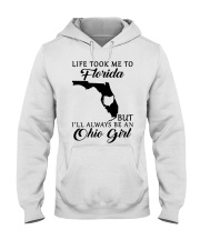 OHIO GIRL LIFE TOOK ME TO FLORIDA Hooded Sweatshirt tile