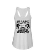 Back To Illinois Ladies Flowy Tank tile