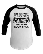 Back To Illinois Baseball Tee tile