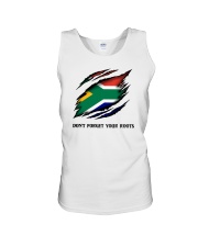 Don't Forget Your Roots - South Africa Unisex Tank tile