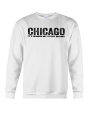 Chicago - My Story Begins Crewneck Sweatshirt tile