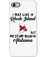 Began In Alabama - Live In Rhode Island Phone Case tile