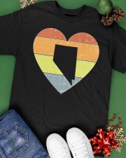 Nevada - Heart Vintage Classic T-Shirt apparel-classic-tshirt-lifestyle-back-69