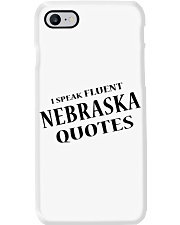 I Speak Fluent Nebraska Quotes Phone Case tile