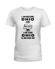 Ohio Is Missing Me Ladies T-Shirt tile