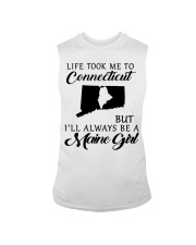 LIFE TOOK ME TO CONNECTICUT BE A MAINE GIRL Sleeveless Tee tile